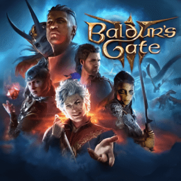 Baldur's Gate 3 PS5 digital game cover